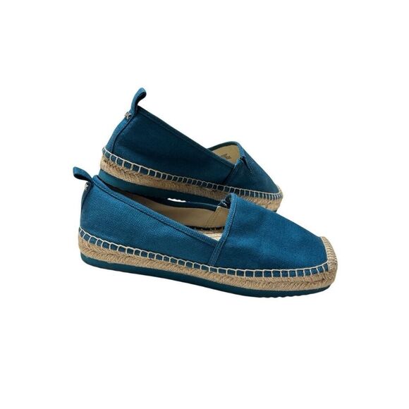 MICHAEL KORS MK Lenny Espadrille Flats Sz 7.5 - Picture 1 of 11